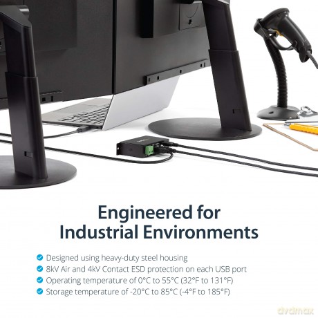 Startech.Com Mountable 4 Port Rugged Industrial Usb Hub