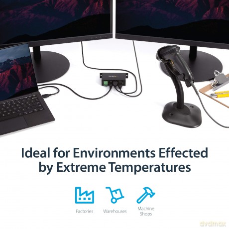 Startech.Com Mountable 4 Port Rugged Industrial Usb Hub