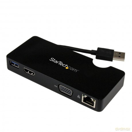 Startech.Com Travel Docking Station For Laptops - Hdmi Or Vga - Usb 3.0 - Portable Universal Laptop Mini Dock