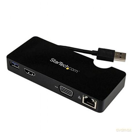 Startech.Com Travel Docking Station For Laptops - Hdmi Or Vga - Usb 3.0 - Portable Universal Laptop Mini Dock