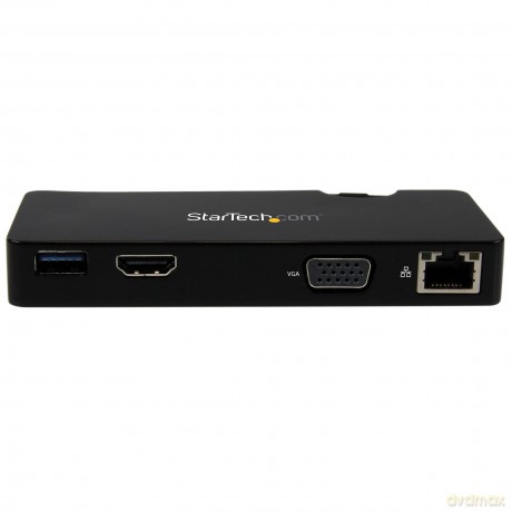 Startech.Com Travel Docking Station For Laptops - Hdmi Or Vga - Usb 3.0 - Portable Universal Laptop Mini Dock