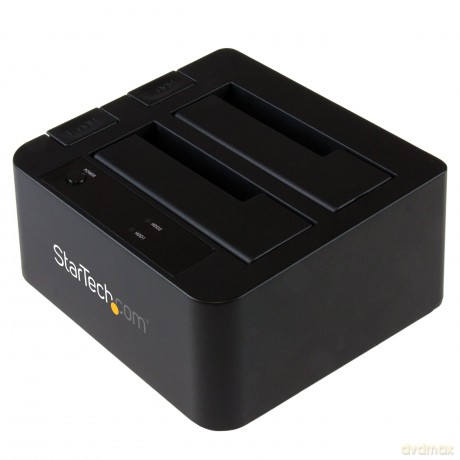 Startech.Com Usb 3.1 Gen 2 Dual-Bay Dock For 2.5"/3.5" Sata Ssd/Hdds - Supports Sata I, Ii, Iii And Uasp - Top-Loading