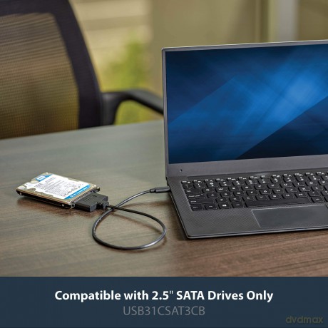 Startech.Com Usb C To Sata Adapter ? For 2.5? Sata Drives ? Uasp ? External Hard Drive Cable ? Usb Type C To Sata Adapter