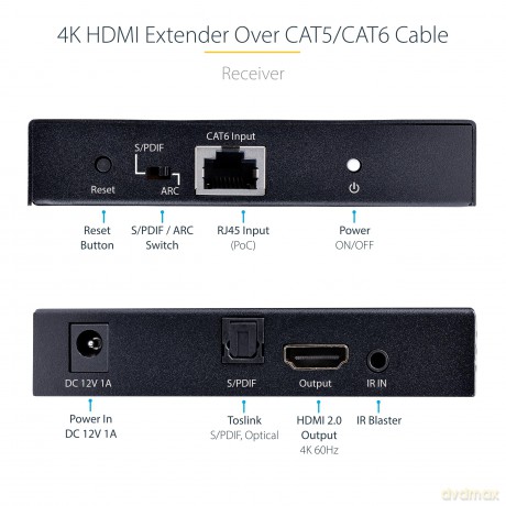 Startechcom 4k Hdmi Extender 4k 60hz