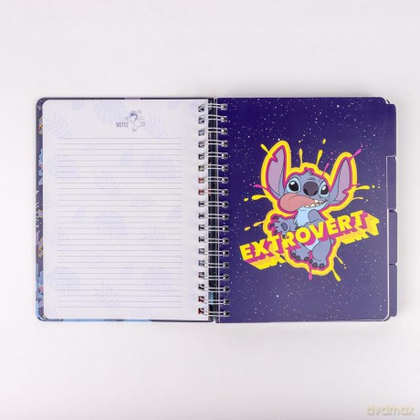 Stitch - Agenda Hebdomadaire Non Date Intercalaires - 19 X 24 X 2 Cm