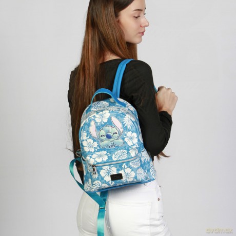 Stitch - Azul - Fashion Backpack 20x27x12cm