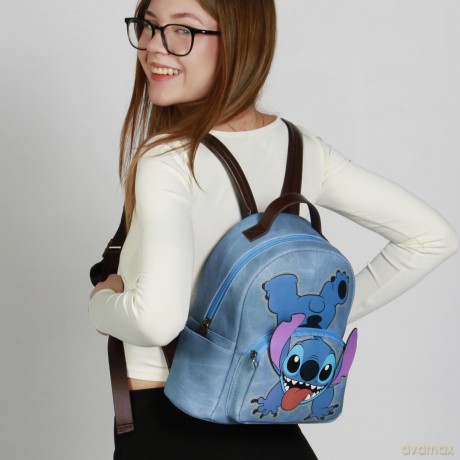 Stitch - Denim - Fashion Backpack 329x25x14cm