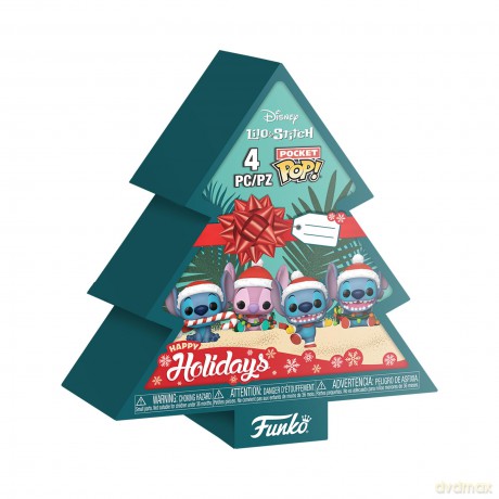Stitch Holiday - Pocket Pop 4 Pack - Tre
