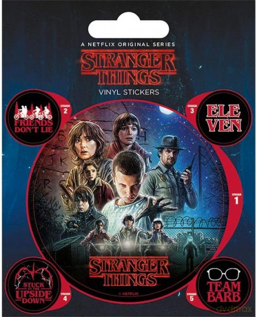 Stranger Things (One Sheet) Vinylowe naklejki