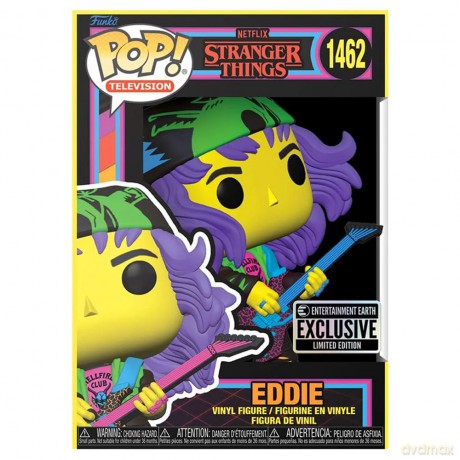 Stranger Things: Funko Pop! Television - Hunter Eddie (Black Light) (Vinyl Figure 1462)
