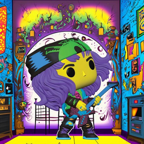 Stranger Things: Funko Pop! Television - Hunter Eddie (Black Light) (Vinyl Figure 1462)