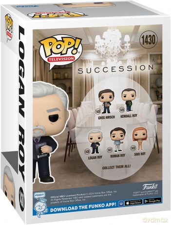 Succession: Funko Pop! Tv - Logan Roy (Vinyl Figure 1430)