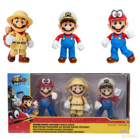 Super Mario 4 Mario Odyssey 3-Pack