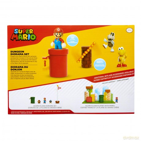 Super Mario Dungeon Diorama Set 5pz