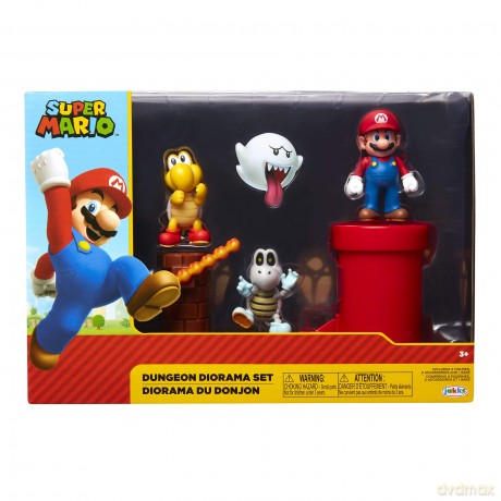 Super Mario Dungeon Diorama Set 5pz