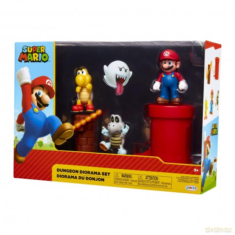 Super Mario Dungeon Diorama Set 5pz