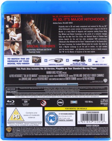 Dial M for Murder (M jak morderstwo) [Blu-ray 3D]+[Blu-Ray]
