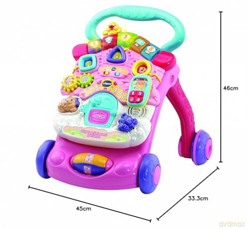 Superprimipassi Parlante 2in1 Rosa