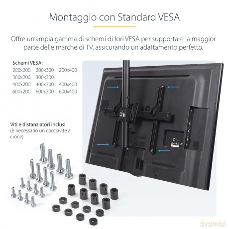 Supporto Da Soffitto Per Tv