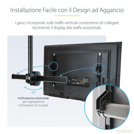 Supporto Da Soffitto Per Tv