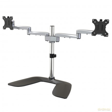 Supporto Doppio Monitor In Acciaio
