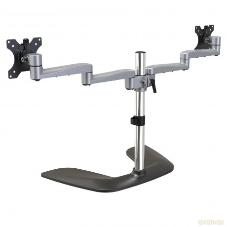 Supporto Doppio Monitor In Acciaio