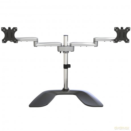 Supporto Doppio Monitor In Acciaio