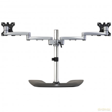 Supporto Doppio Monitor In Acciaio