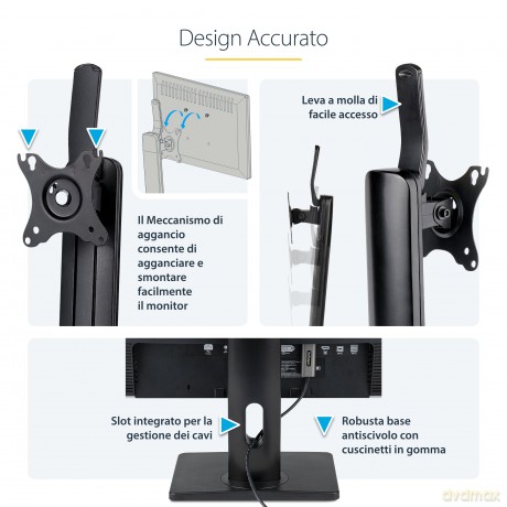Supporto Monitor Scrivania Fino 32