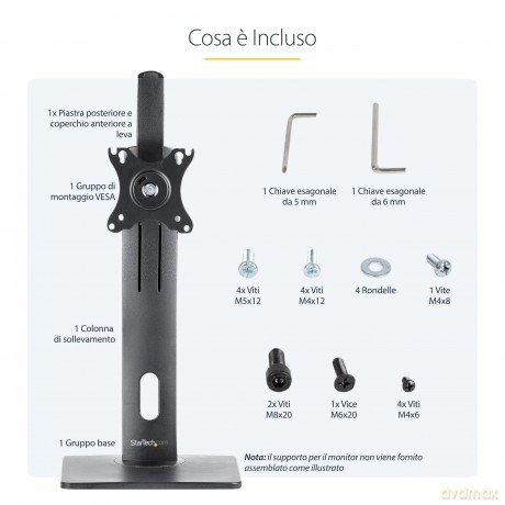 Supporto Monitor Scrivania Fino 32