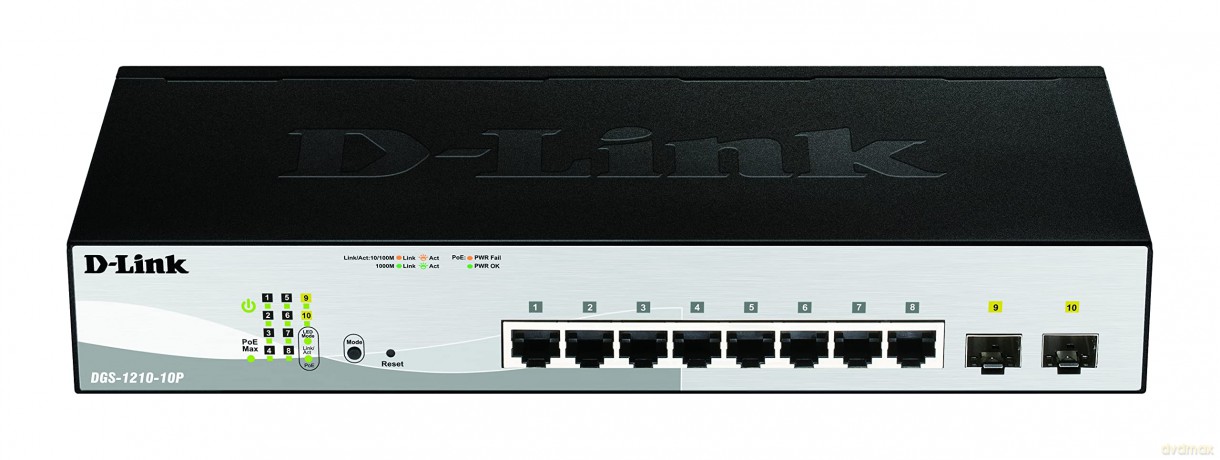Switch 10 Pt 1000 Poe +2 Minigbi