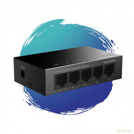 Switch 5 Porte Gigabit Metal