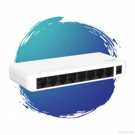 Switch 8 Porte Gigabit Plastica