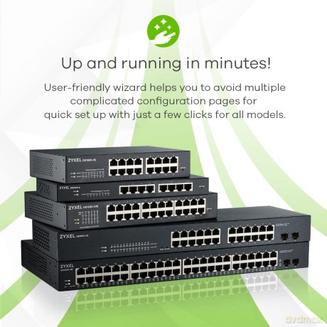 Switch Web Managed 24 Porte Gigabit