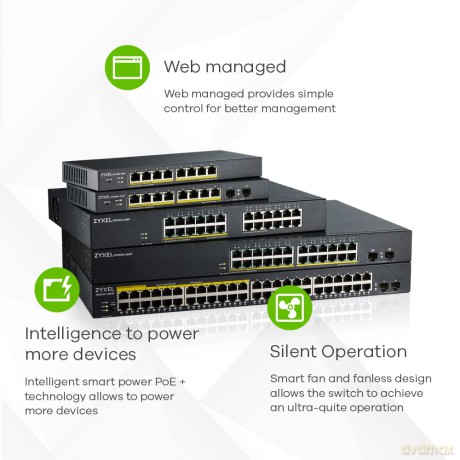 Switch Web Managed 8p Gigabit Poe