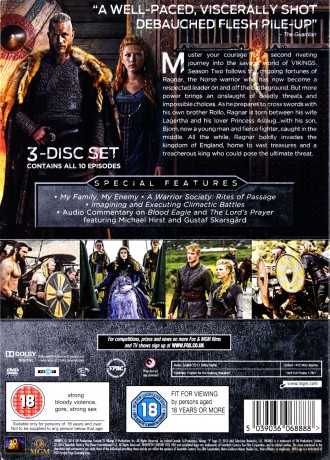 Vikings Season 2 (Wikingowie Sezon 2) [DVD]