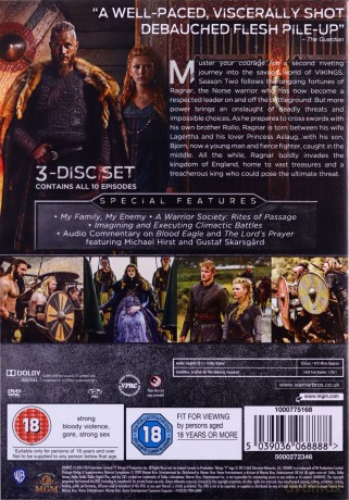 Vikings Season 2 (Wikingowie Sezon 2) [DVD]