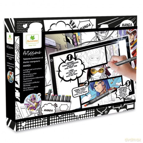 Sycomore: Xxl+ Led Light Pad And Markers Workshop