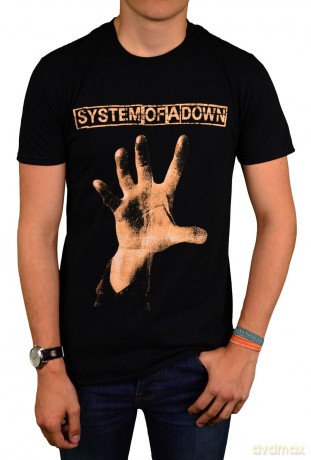 System Of A Down Men's Tee: Hand (X-Large)