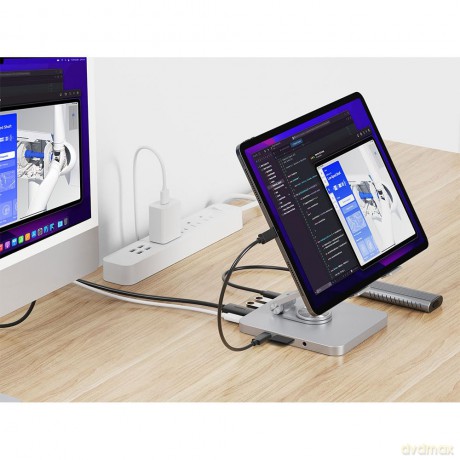 Tablet Stand With 8-In-1 Docking