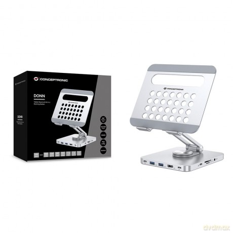 Tablet Stand With 8-In-1 Docking