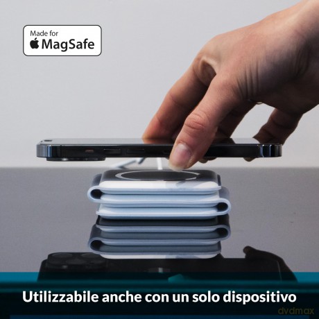 Tap 3in1 Compatibile Magsafe 15w Wh