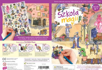 Szkoła magii kalkomania dla dzieci [ZABAWKA]