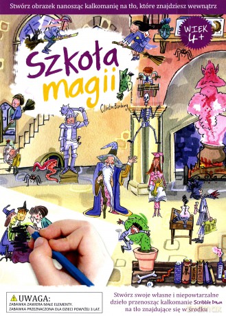 Szkoła magii kalkomania dla dzieci [ZABAWKA]