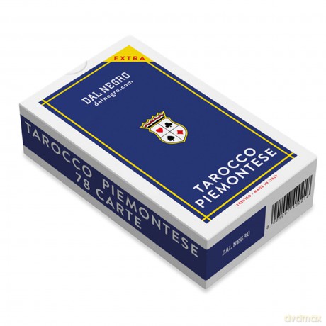 Tarocco Piemontese 78 R. Extra Blu Duplex Rinforzato