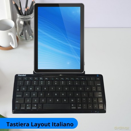 Tastiera Bluetooth+Supporto Tab