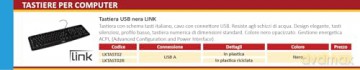 Tastiera Italiana Usb Riciclata