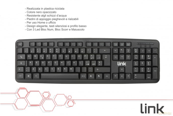 Tastiera Italiana Usb Riciclata