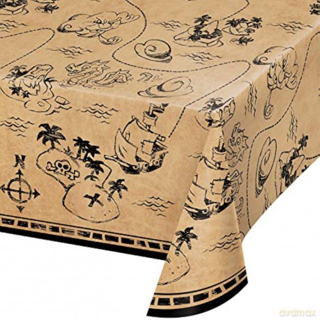 Tc Pl Aop 6/1ct 54x102 Pirate Treasure Qs