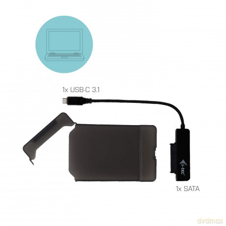 Tec Mysafe Easy 2.5in Usb-C External Case Usb-C 3.1 Gen 2